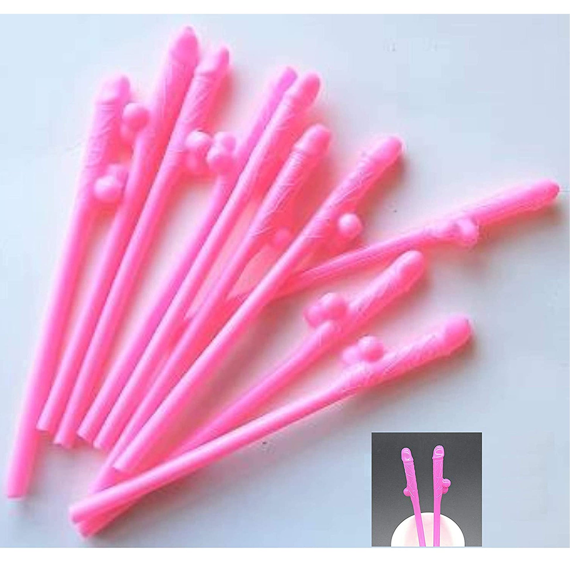 Penis Sipping Straws Drinking Straw Bachelorette Party Favor Decor